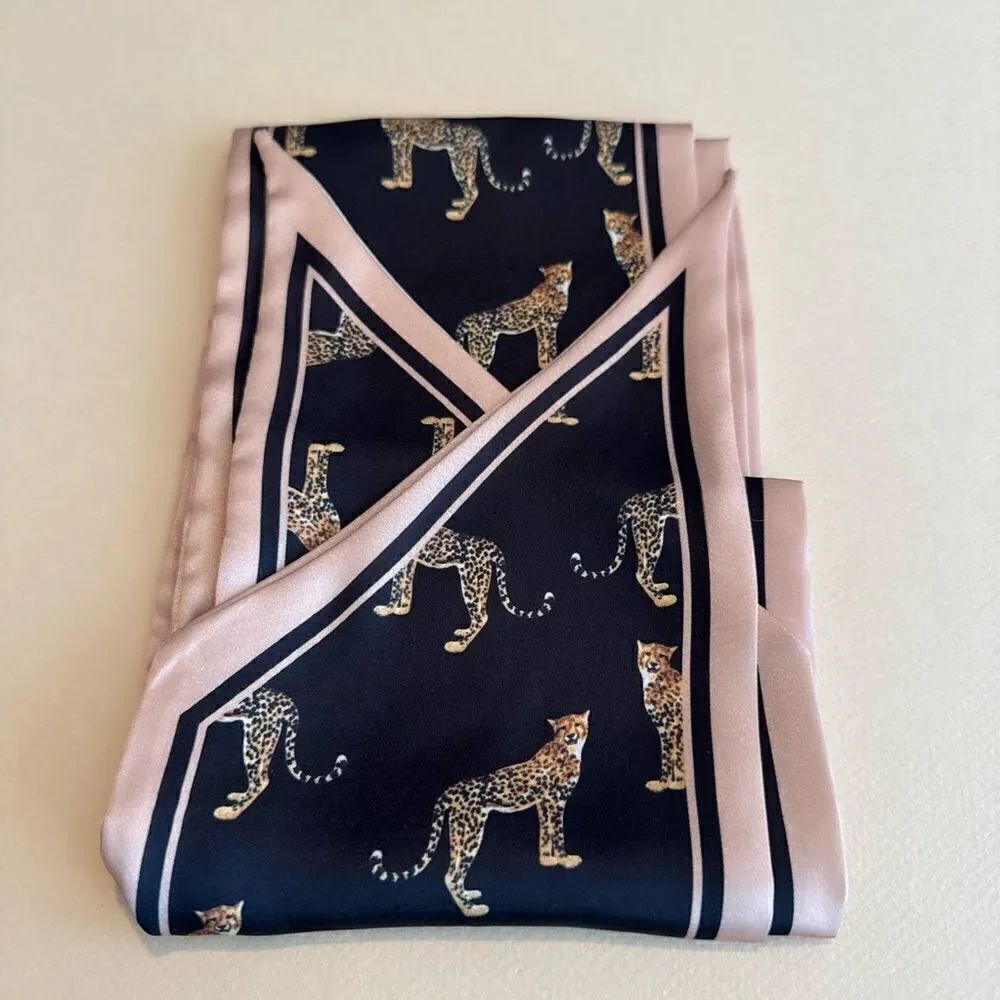 Leopard Print Scarf P15 - Picture 2 of 4